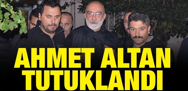 Ahmet Altan tutuklandı