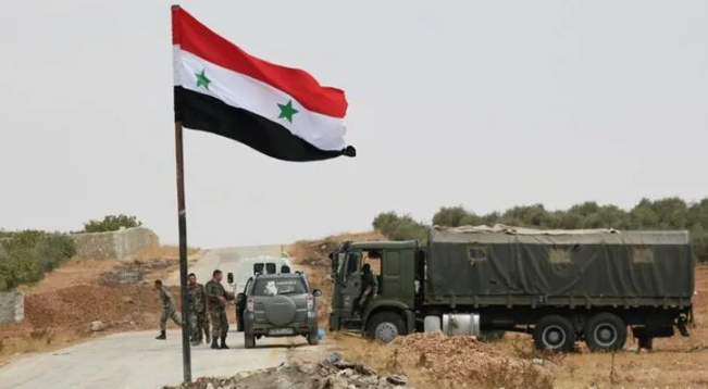 Suriye ordusu Türkiye sınırına konuşlandı