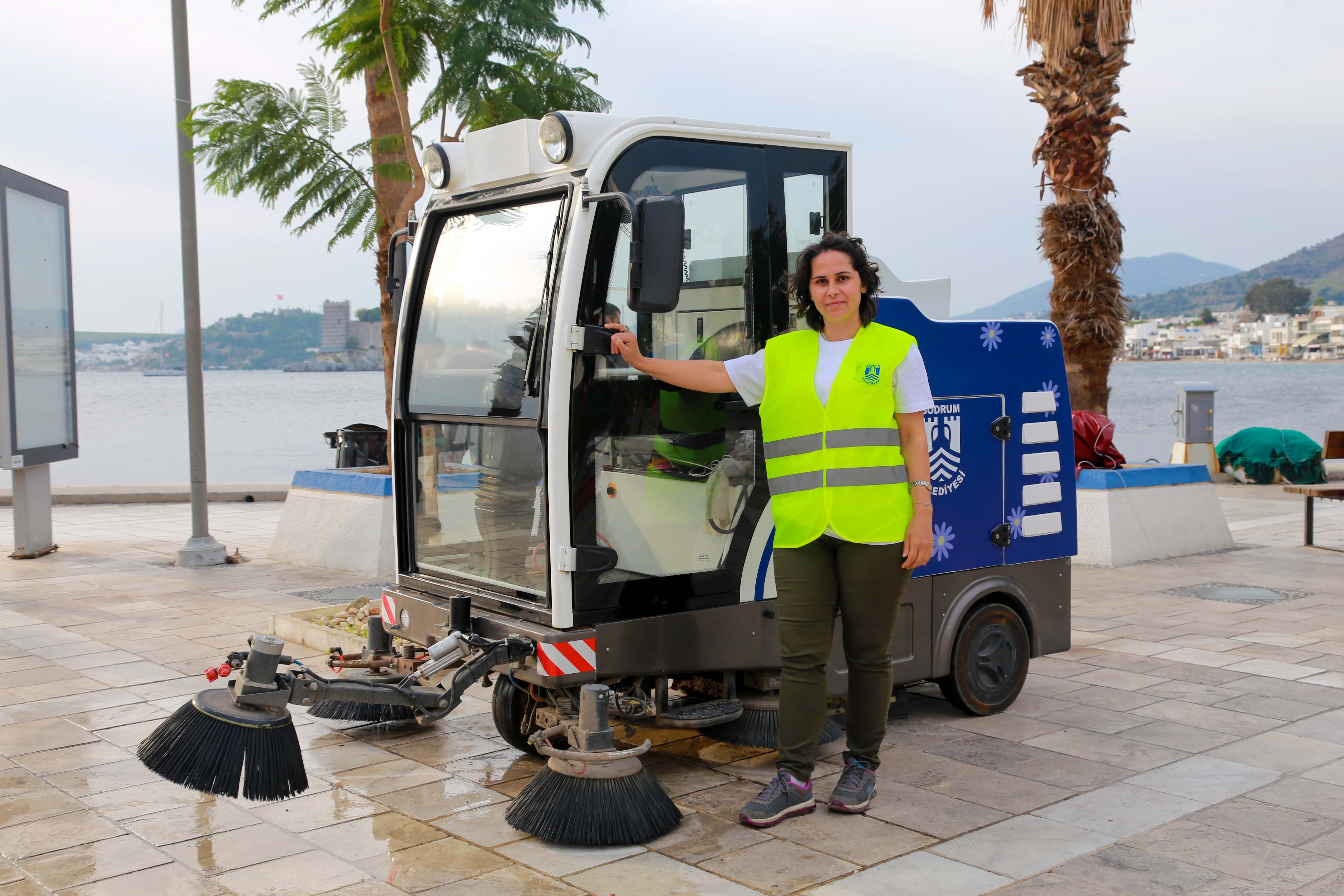 Bodrum’un temizliği Mediha’ya emanet