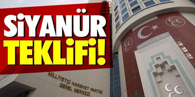 MHP’nin siyanür teklifi 4 aydır Meclis’te bekliyor