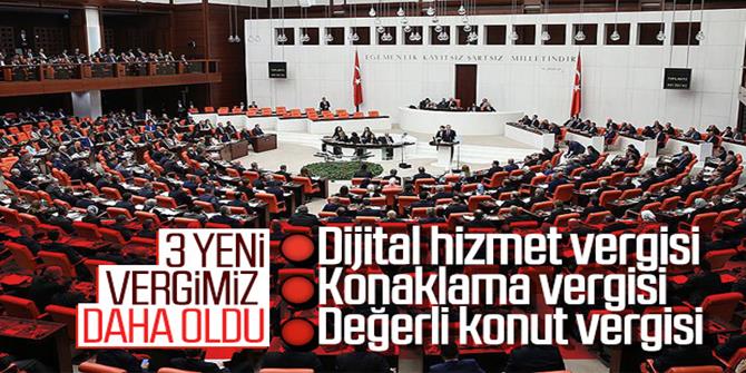 Yeni vergi düzenlemesi Meclis'ten geçti