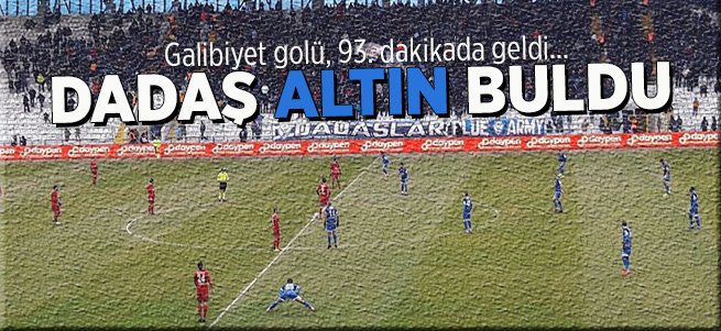 Erzurumspor son dakikada güldü