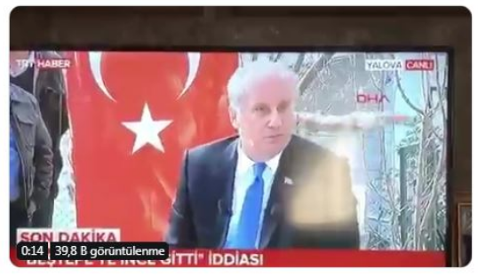 Uğur Dündar’dan Muharrem İnce’ye teşekkür