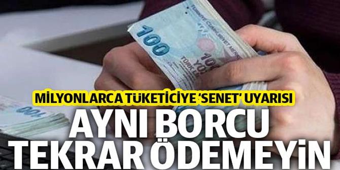 Tüketiciler Birliğinden taksitli alışverişlerde "tek senet" uyarısı