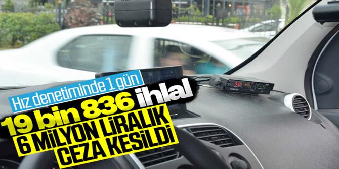 Türkiye genelinde radarla hız denetimi: 19 bin 836 ihlal