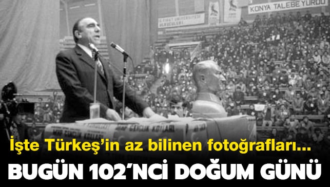 Ülkücü hareketi liderinin 102’inci doğum günü