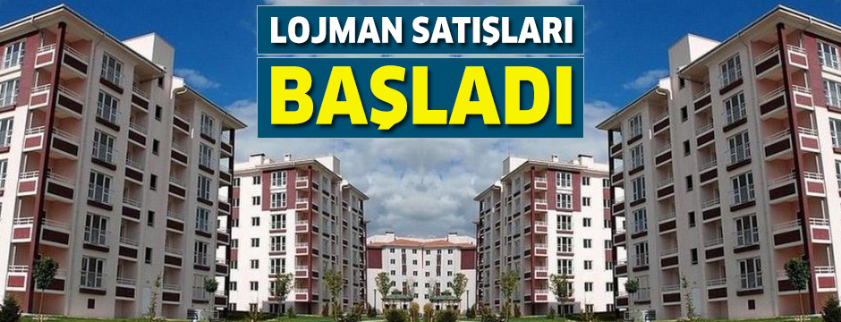 50 bin lojman için satış süreci başladı: