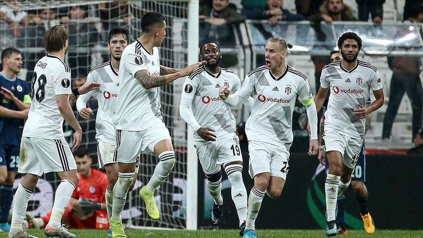Beşiktaş Avrupa Ligi'nde ilk galibiyetini aldı