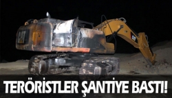 Teröristler HES şantiyesini bastı!