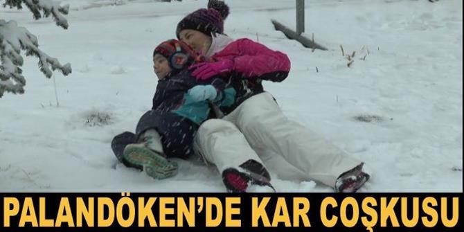 Palandöken’de kar coşkusu