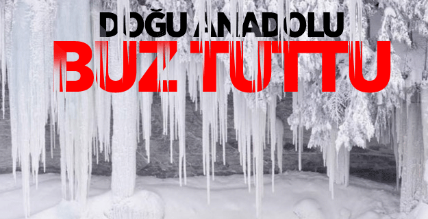 Doğu Anadolu buz tuttu