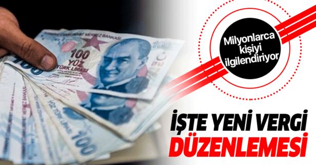 Yeni vergi düzenlemesine ilişkin kanun Resmi Gazete'de.