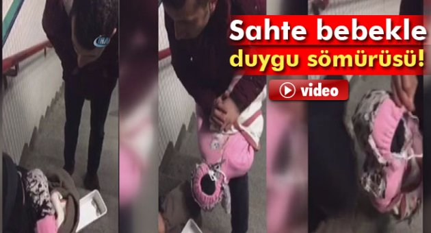 İstanbul'da sahte bebekle dilenen dilenci zabıtaları şoke etti