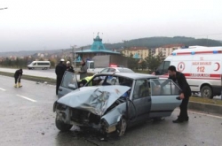 Trafik kazası. 5 yaralı!