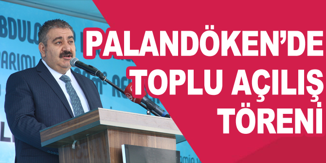 Palandöken’de toplu açılış töreni