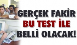 Gerçek fakir kim testi!