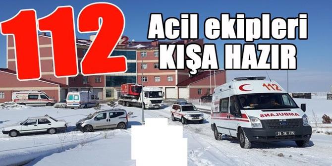 112 sağlık komandoları kışa hazır!