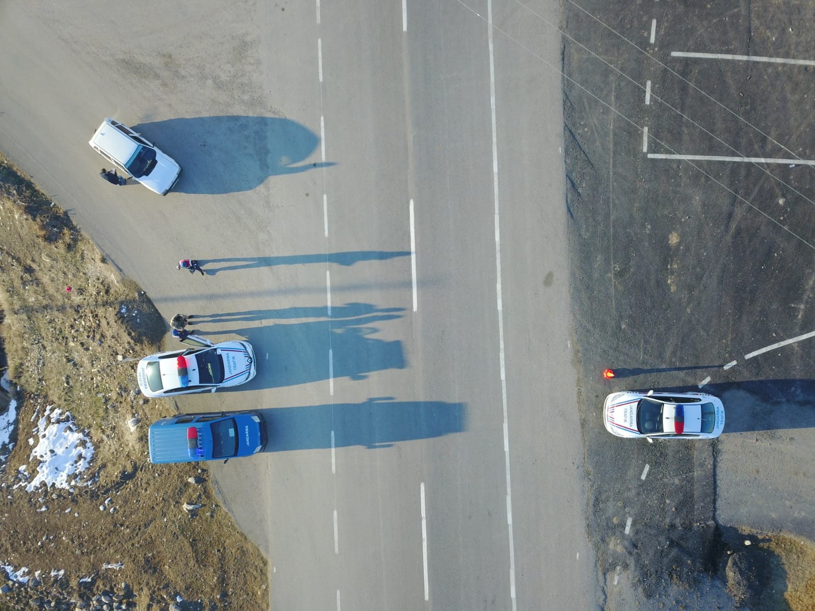 Köprüköy Jandarma Trafik Timleri Drone ile uygulamaya geçti