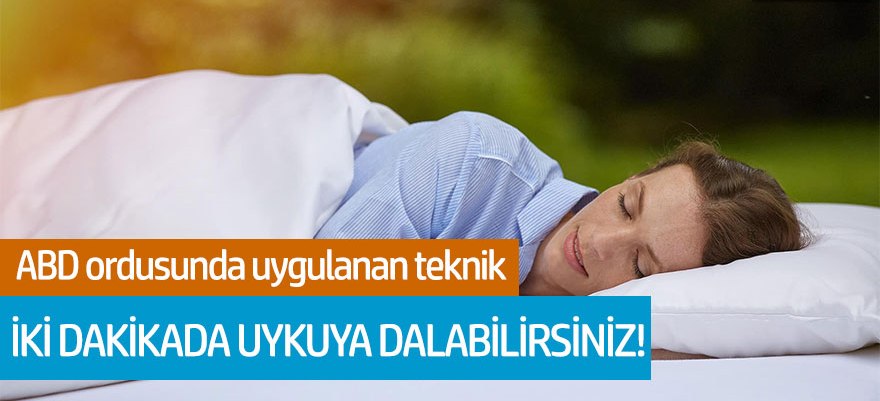 İki dakikada uykuya dalabilirsiniz