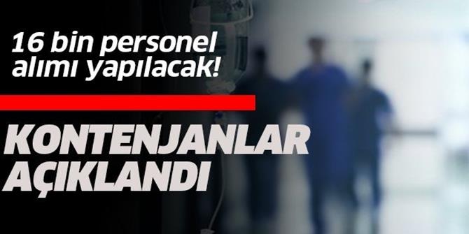 Sağlık Bakanlığı 16 bin personel alımı başvuru şartları nedir?.