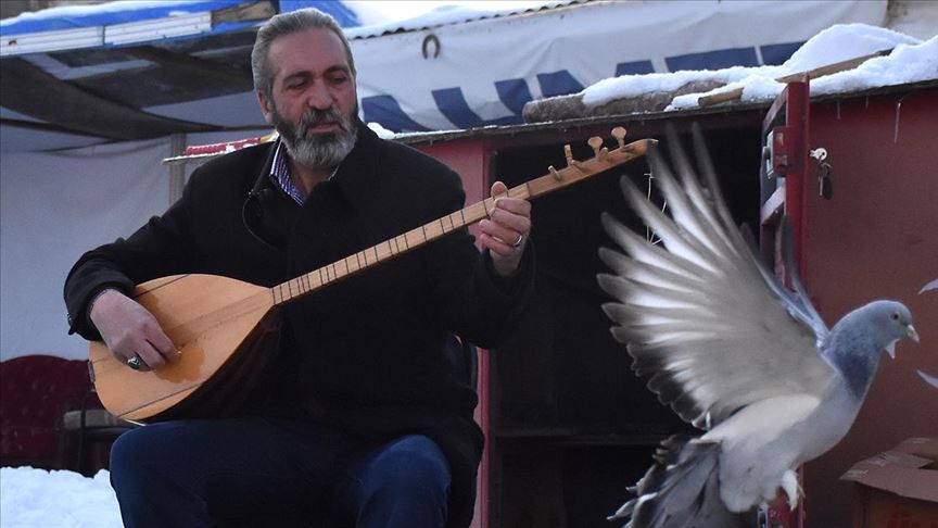 Terör gazisinin güvercin sevgisi soğuk dinlemiyor