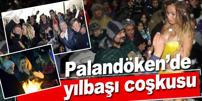 Palandöken'de yılbaşı coşkusu