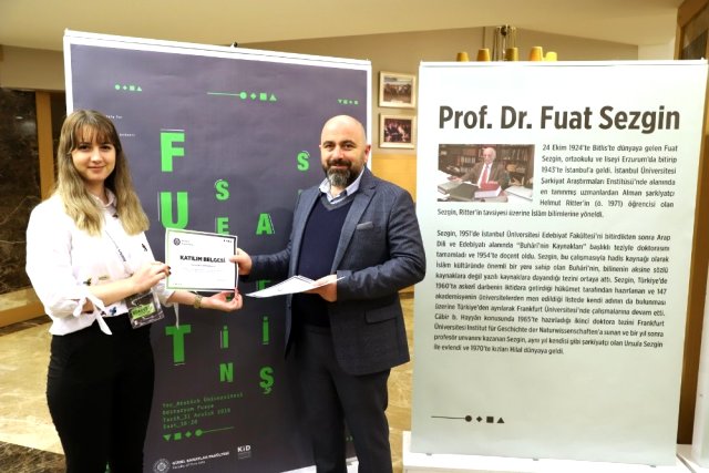 Prof. Dr. Fuat Sezgin sergisi AÜ'de açıldı