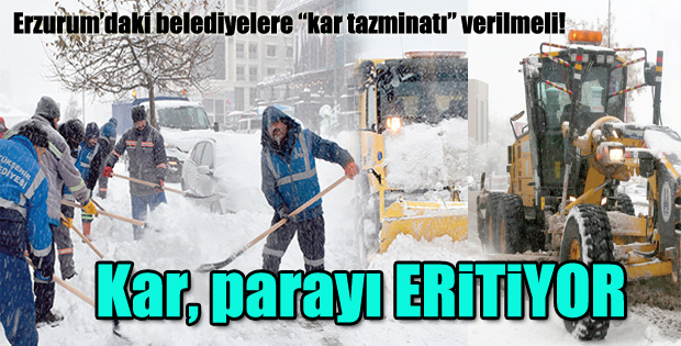 Kar, parayı ERiTiYOR