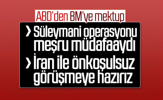 ABD'den BM'ye mektup