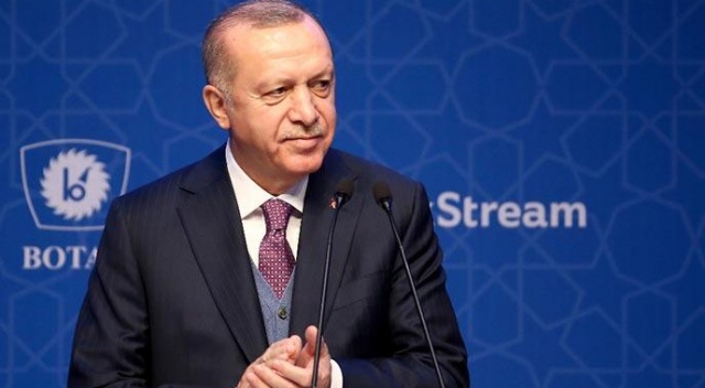 Erdoğan'dan TürkAkım Projesine ilişkin paylaşım