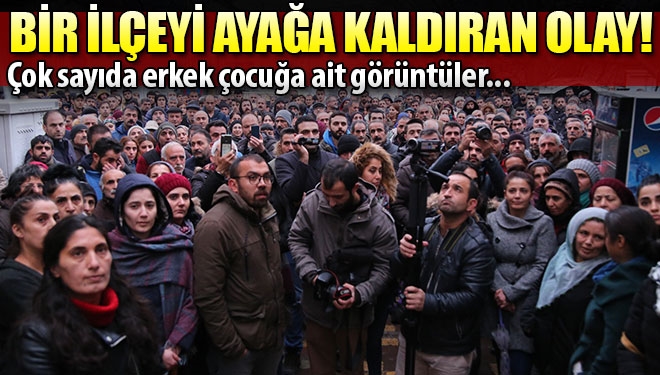 Bir ilçeyi ayağa kaldıran olay!