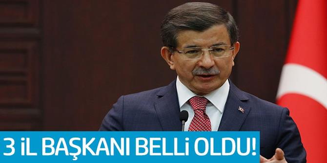 Gelecek Partisi'nde 3 il başkanı belli oldu!