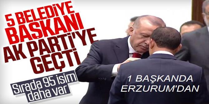 5 belediye başkanı AK Parti'ye geçti