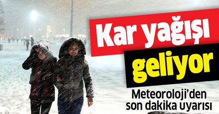 Sıcaklıklar düşüyor, kar ve sağanak yağmur geliyor