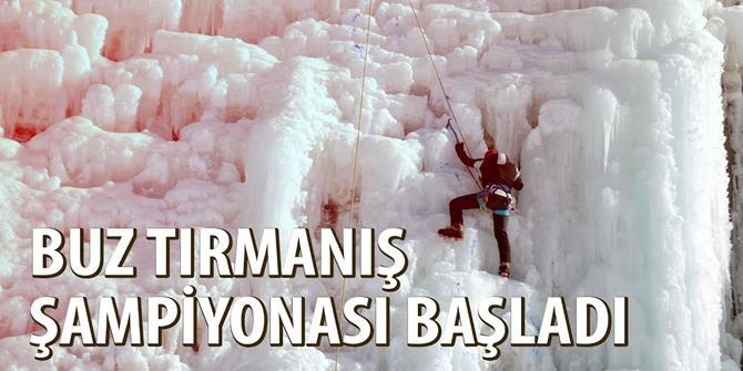 Türkiye Buz Tırmanış Şampiyonası Erzurum'da başladı