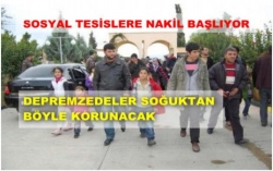 26 aile Erzurum'a getirildi!