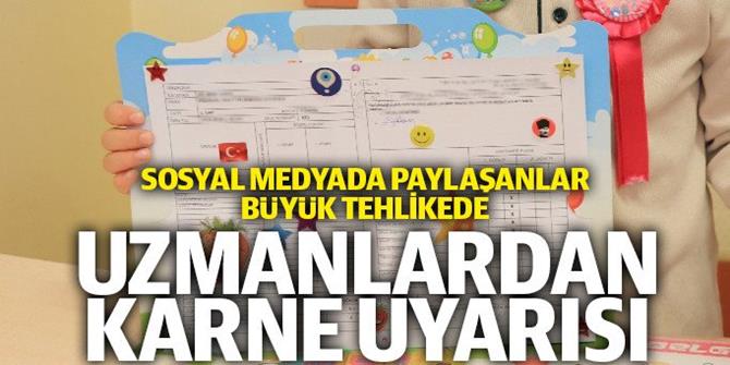 Karnesini sosyal medyada paylaşanlar dikkat!