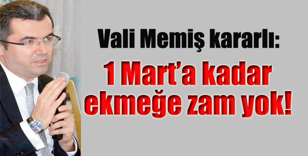 1 Mart’a kadar ekmeğe zam yok!