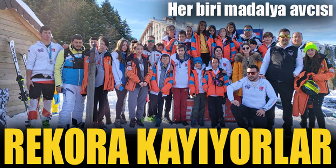 Her biri madalya avcısı