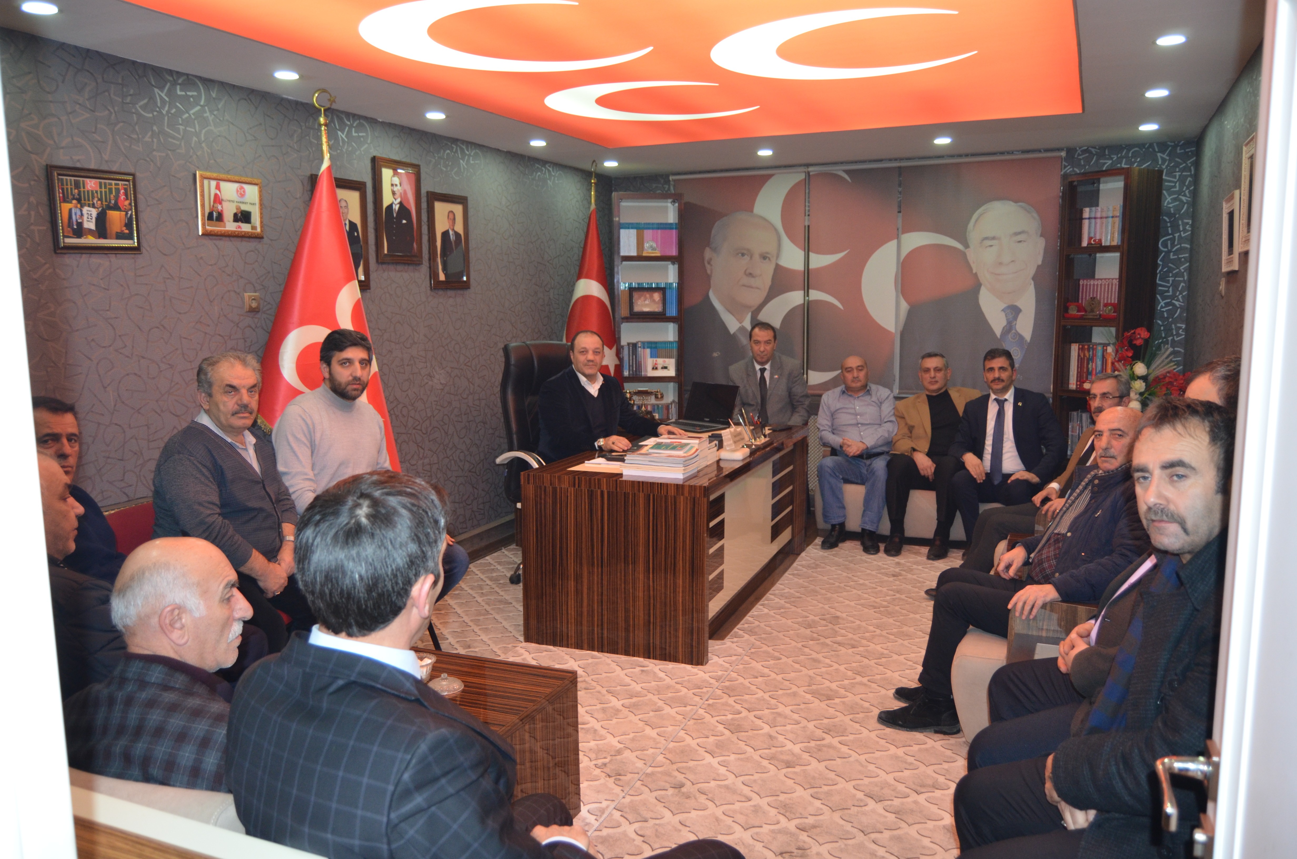 Başkan Karataş, TÜRKAV ve KAMU-SEN il temsilcileri ile görüştü
