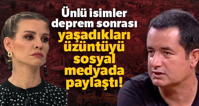 Elazığ depremi dolayısıyla dayanışma ve başsağlığı mesajları