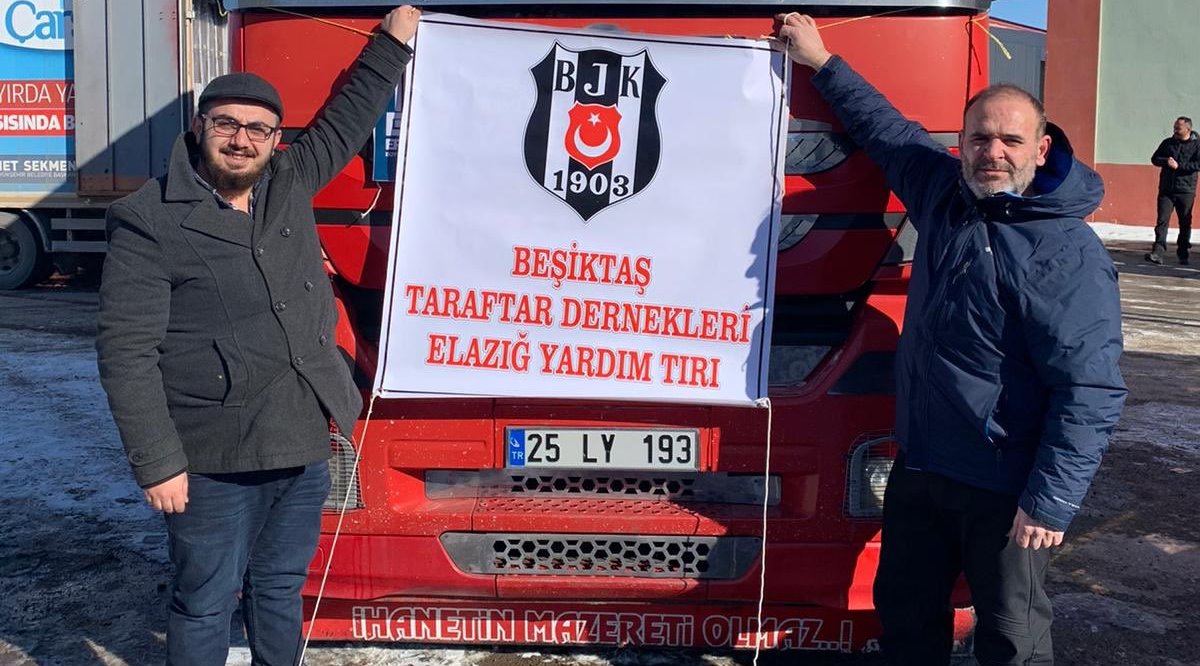 Beşiktaş Dernekleri'nden Elazığ'a 3806 battaniye