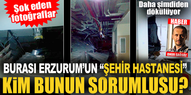 Erzurum'da Dev hastane şimdiden göçtü