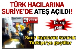 Türk hacı konvoyuna ateş açıldı