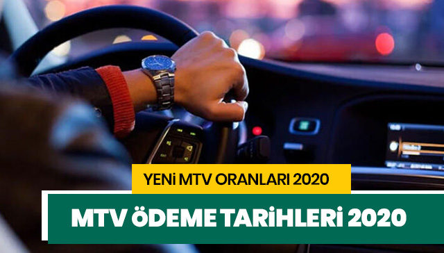 2020 MTV son ödeme tarihi ne zaman?