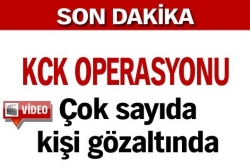 KCK operasyonları sürüyor!