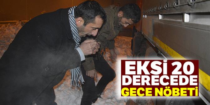 Eksi 20 derecede gece nöbeti