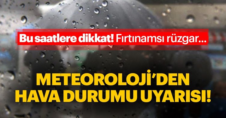 Doğu Anadolu için fırtına uyarısı