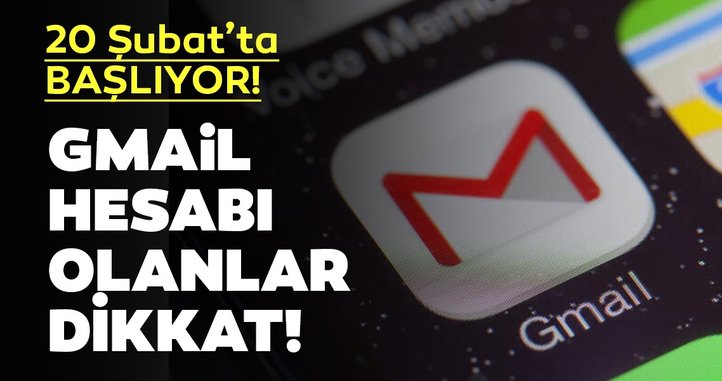 Gmail hesabı olanlar dikkat!