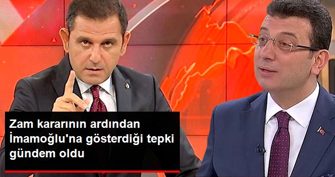 Fatih Portakal, ulaşım zammından dolayı Ekrem İmamoğlu'nu eleştirdi